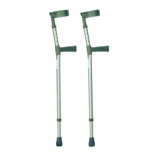 Double Adjustable Aluminium Crutches